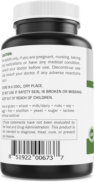 Brieofood Caffeine Pills 200Mg 360 Tablets - 360 Servings - Non-Gmo & Gluten