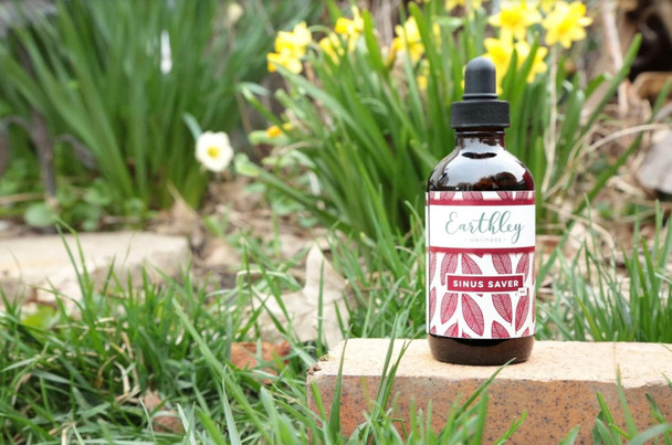 Earthley Wellness Sinus Saver, Natural Remedy,  Of Allergens, Parabens, And Preservatives, Helps Boost Vitamin C (2 Oz, Alcohol )