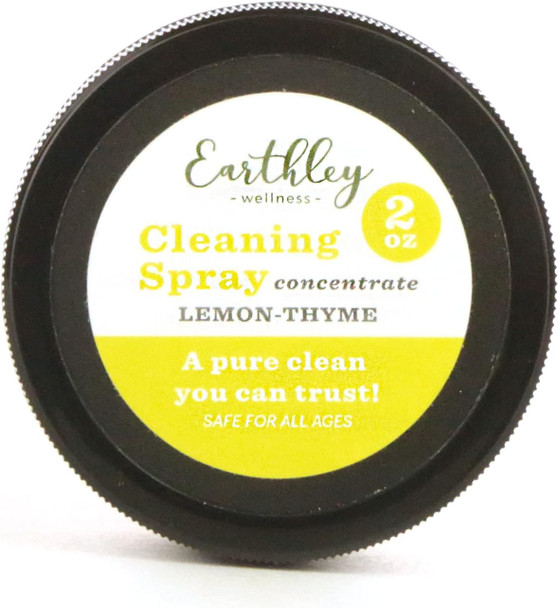 Earthley Wellness, Cleaning Spray Concentrate, Eco-Friendly, Pure,  Organic Cleaning Agent (2 Oz, Lemon-Thyme)