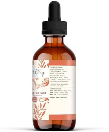 Earthley Wellness Feel Better Fast, All-Natural Relief For Minor Ailments, Supports Immune & Digestive Health, Ecea Root, Fennel, Astragalus Root, Elder Flower And Cinnamon (1.69Oz)