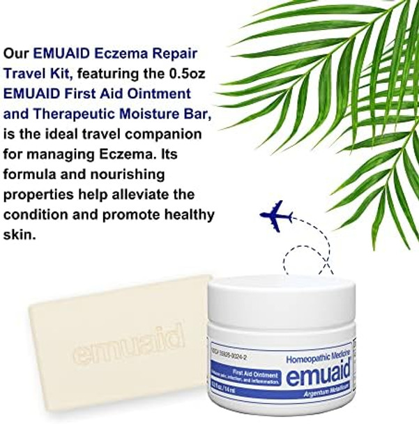 Emuaid Eczema Repair Travel Kit Regular Strength 0.5Oz With Therapeutic Moisture Bar Is Also Suitable For Lichen Planus, Bed Sores, Ringworm And Cracked Heels Emuaid Eczema Repair Travel Kit Regular Strength 0.5Oz With Therapeutic Moisture Bar Is Also Suitable For Lichen Planus, Bed Sores, Ringworm And Cracked Heels