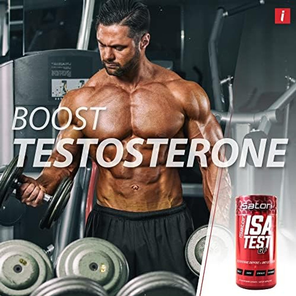 Isatori Isa-Test Gf High Performance - Gain Strength And Increase Muscle Mass - Hardcore Training For Exercise And Sports - Gluten- Anti-Estrogen Complex - 120 Capsules