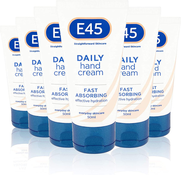 E45 - Daily Hand Cream - 50ml 6 Pack