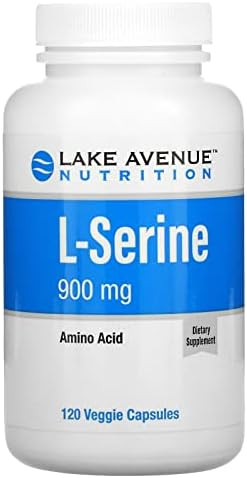 California Gold Nutrition L-Serine, 900 Mg, 120 Veggie Capsules