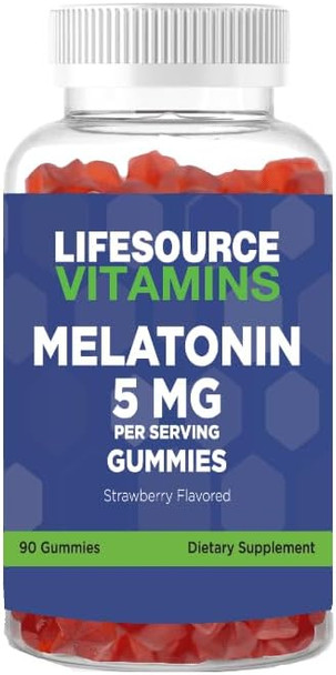 Lifesourcevitamins Melatonin 5Mg Gummies (90 Gummies)