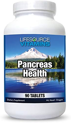 Lifesource Vitamins Pancreas Health-18 All Natural Synergistic Ingredients For Pancreas Health & Support