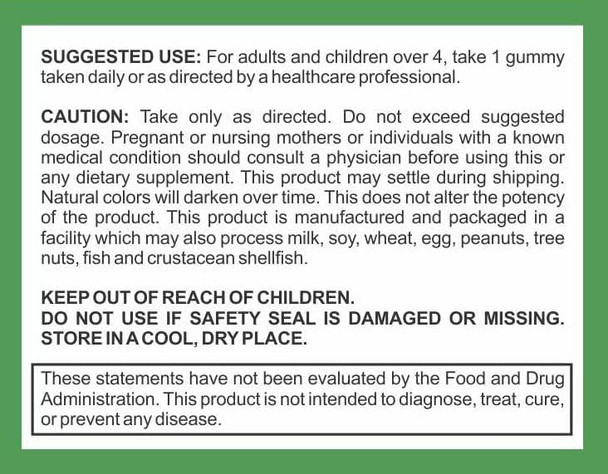 Lifesource Vitamins Probiotic Gummies Organic For All Ages (60 Gummies)