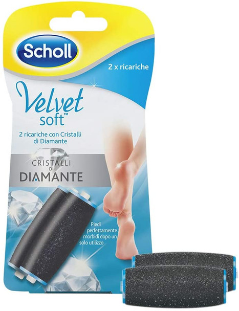 Scholl Velvet Smooth Diamond Pedi Refill Regular Coarse 2Pk