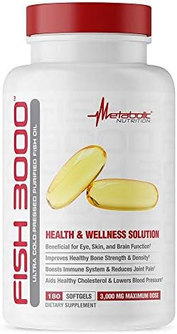 Metabolic Nutrition Fish 3000 (180Count)