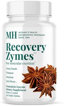 Michael'S Health Naturopathic Programs Recovery Zymes - 270 Enteric Coated Ph Stable Tablets - Proteolytic Enzyme Supplement - Supports Natural Inflammatory Response - 45 Servings