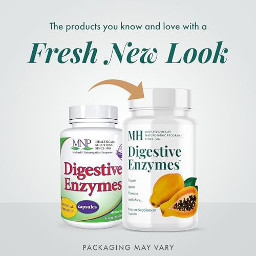 Michael'S Health Naturopathic Programs Digestive Enzymes - 180 Capsules - Assists In Digesting Protein, Fats, Starch, Dairy & Carbohydrates - 60 Servings