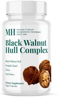 Michael'S Health Naturopathic Programs Black Walnut Hull Complex - 60 Vegan Capsules - Intestinal & Immune Health - 15 Servings