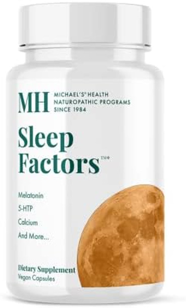 Michael'S Health Naturopathic Programs Sleep Factors - 90 Vegan Capsules - Contains 5-Htp & Melatonin - With Calcium & Magnesium - Kosher - 30 Servings Michael'S Health Naturopathic Programs Sleep Factors - 90 Vegan Capsules - Contains 5-Htp & Melatonin - With Calcium & Magnesium - Kosher - 30 Servings