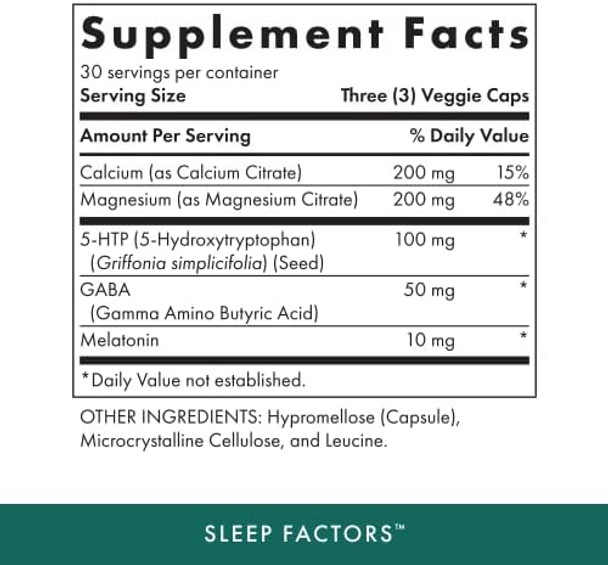 Michael'S Health Naturopathic Programs Sleep Factors - 90 Vegan Capsules - Contains 5-Htp & Melatonin - With Calcium & Magnesium - Kosher - 30 Servings Michael'S Health Naturopathic Programs Sleep Factors - 90 Vegan Capsules - Contains 5-Htp & Melatonin - With Calcium & Magnesium - Kosher - 30 Servings