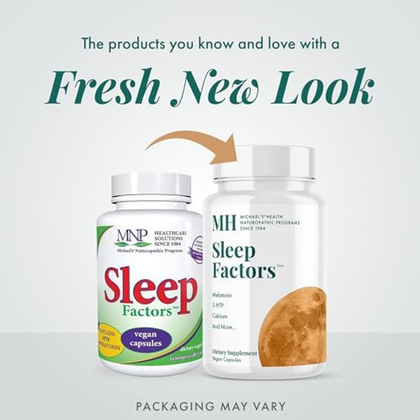 Michael'S Health Naturopathic Programs Sleep Factors - 90 Vegan Capsules - Contains 5-Htp & Melatonin - With Calcium & Magnesium - Kosher - 30 Servings Michael'S Health Naturopathic Programs Sleep Factors - 90 Vegan Capsules - Contains 5-Htp & Melatonin - With Calcium & Magnesium - Kosher - 30 Servings