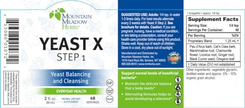 Mountain Meadow Herbs Total Yeast Detox – Women'S Yeast Cleanse With Probiotics – Herbal Supplement For Candida Support, Gut Health, Clear Skin, Energy Boost & Immune Defense