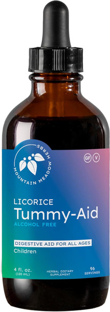Mountain Meadow Herbs Licorice Tummy-Aid For Babies & Kids – Gas Relief Drops For Colic, Upset Stomach, Reflux & Bloating – Natural, Alcohol- Liquid Formula – 2 Oz Mountain Meadow Herbs Licorice Tummy-Aid For Babies & Kids – Gas Relief Drops For Colic, Upset Stomach, Reflux & Bloating – Natural, Alcohol- Liquid Formula – 2 Oz