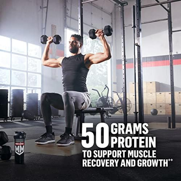 Muscle Milk Pro Series Protein Powder Supplement, Intense Vanilla, 5 Pound, 28 Servings & Gainer Protein Powder, Vanilla Creme, 32G Protein, 5 Pound