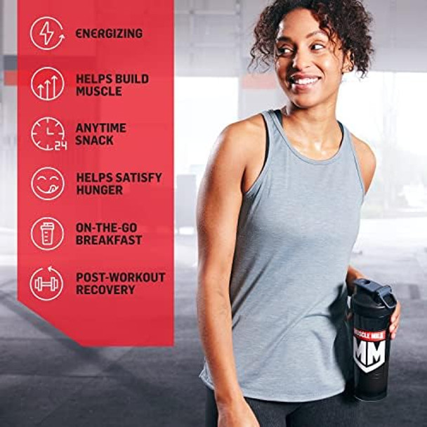 Muscle Milk Pro Series Protein Powder Supplement, Intense Vanilla, 2 Pound, 11 Servings, 50G Protein & Genuine Protein Powder, Chocolate, 1.93 Pounds, 12 Servings, 32G Protein, 3G Sugar