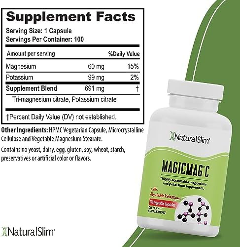 Naturalslim Optimal Health Bundle – Rich In Minerals Magnesium Citrate & Potassium, Plus Probiotics For Digestive Health - Essential Supplements To Balance Overall Health  Formulated By Frank Suarez
