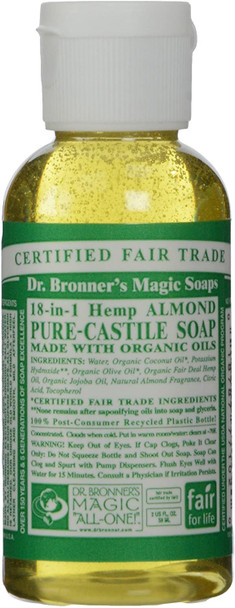 Dr. Bronner's Organic Almond Pure-Castile Liquid Soap