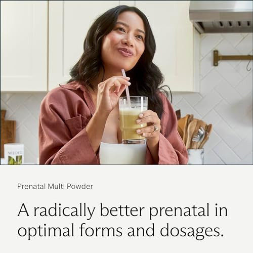 Needed. Vanilla Prenatal Multivitamin Powder & Vegan Omega-3 Dha+Epa Bundle  Comprehensive Nutrition For Pregnancy & Postpartum
