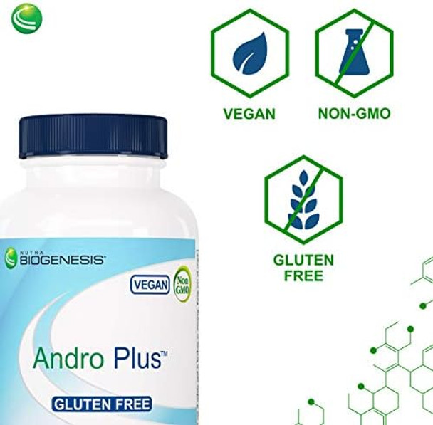 Nutra Biogenesis Andro Plus - Tribulus Terrestris Extract For Men, Maca Root Supplement For Men'S Vitality With Muira Puama, Health And Wellness Support - 90 Vegetarian Capsules Nutra Biogenesis Andro Plus - Tribulus Terrestris Extract For Men, Maca Root Supplement For Men'S Vitality With Muira Puama, Health And Wellness Support - 90 Vegetarian Capsules