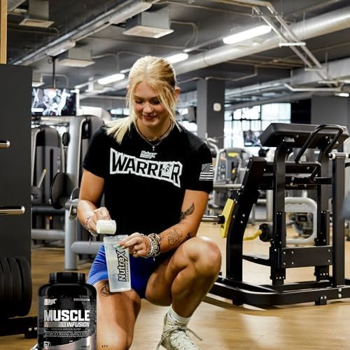 Nutrex Research Whey Protein Powder, Chocolate Muscle Infusion Whey Isolate W/Eaa & Hi Bcaa For Muscle Gain - 5 Pounds - Muscle Builder For Men & Women, Sports Nutrition, Delicious Taste & Texture