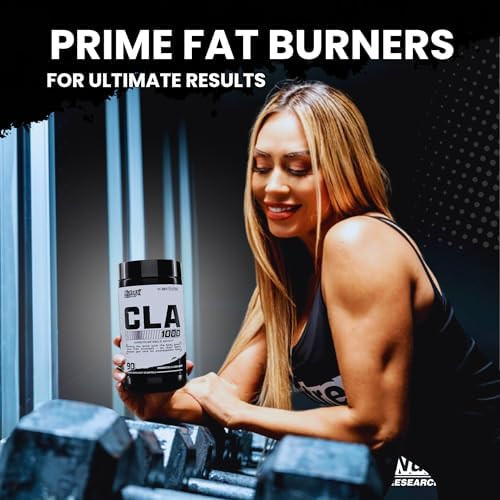 Nutrex Cla 90 Soft Gels - 1000Mg Conjugated Linoleic Acid Active Blend From Safflower Oil - Stimulant- Metabolism Booster Pills For Weight Loss