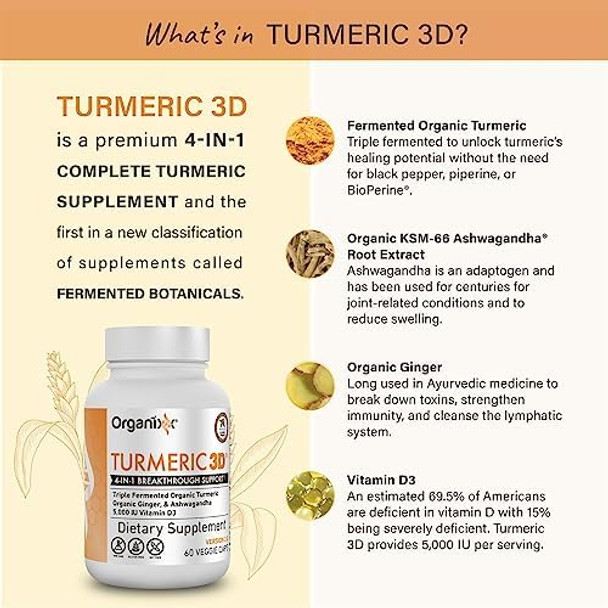 Organixx Turmeric Curcumin (60 Vegetarian Capsules) & Joint & Muscle Care Capsules (60 Count) Organixx Turmeric Curcumin (60 Vegetarian Capsules) & Joint & Muscle Care Capsules (60 Count)