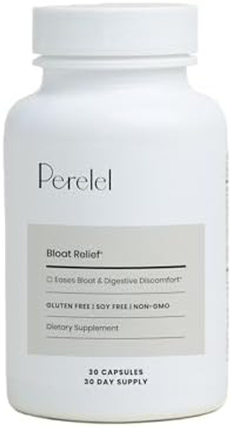 Perelel Digestive Health Supplement With Organic Ginger, Lemon Balm, & Fennel, To Support Gut Health & Digestive Comfort, Botanical Supplement For Women & Men, Soy, Dairy & Gluten , 30 Pills Perelel Digestive Health Supplement With Organic Ginger, Lemon Balm, & Fennel, To Support Gut Health & Digestive Comfort, Botanical Supplement For Women & Men, Soy, Dairy & Gluten , 30 Pills