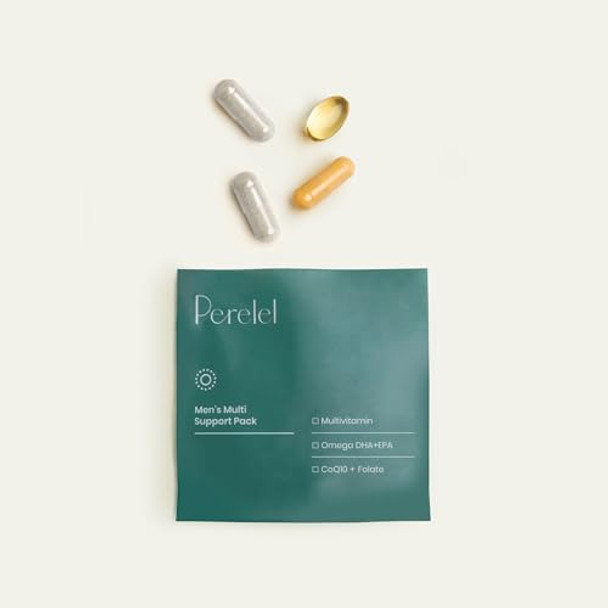 Perelel Men’S Multi Support Pack, Daily Multivitamin With Magnesium, Omega 3, Coq10 & Folate, Nutritional Support For Men’S Wellness, Soy & Gluten , Non Gmo, 30 Daily Pill Packs Perelel Men’S Multi Support Pack, Daily Multivitamin With Magnesium, Omega 3, Coq10 & Folate, Nutritional Support For Men’S Wellness, Soy & Gluten , Non Gmo, 30 Daily Pill Packs