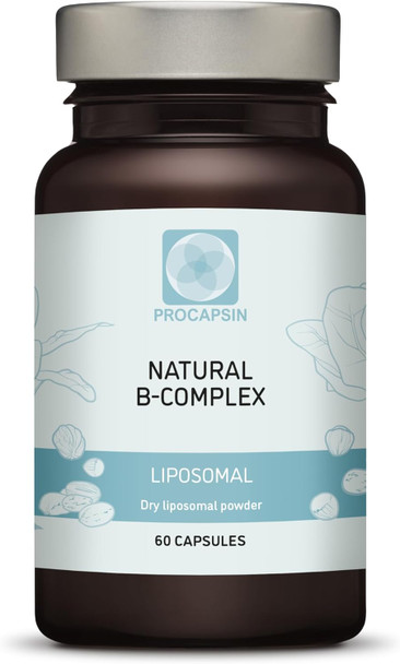 Procapsin Natural Liposomal B Complex Capsules With All 6 Important B Vitamins (60)