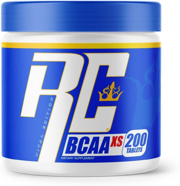 Ronnie Coleman Xs Bcaa Tablets 200 Count – Branched Chain Amino Acids Supplement For Men And Women – Muscle Recovery & Energy Support With Bcaa Pills For Men – Sugar  Dietary Supplement