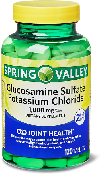 Spring Valley - Glucosamine Sulfate 1000 Mg, 120 Tablets