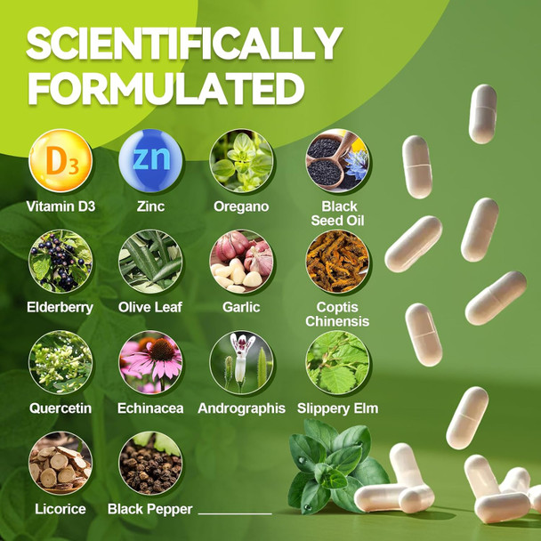 Totaria Oil Of Oregano With Black Seed Oil Capsules High Absorption With Garlic,Olive Leaf,Quercetin,Black Pepper And More Supplement For Women And Men Immune Support Digestive Health 120 Counts