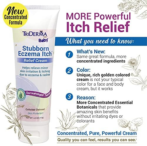 Triderma Stubborn Eczema Itch Relief Cream (4 Oz)