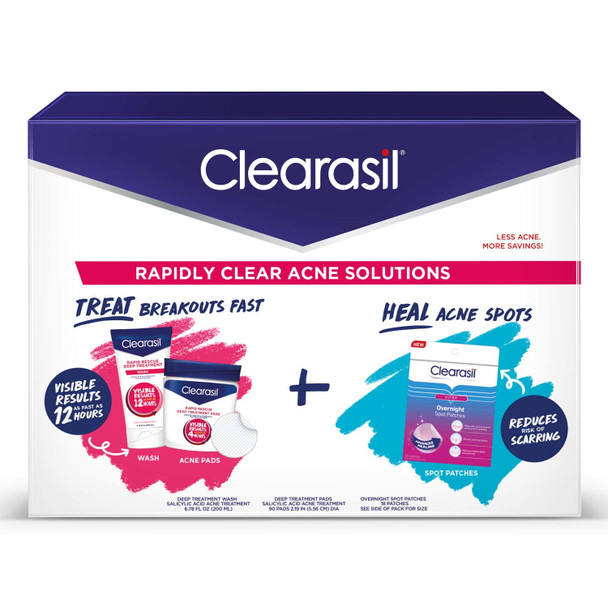 Clearasil Rapid Rescue Kit, 1 count