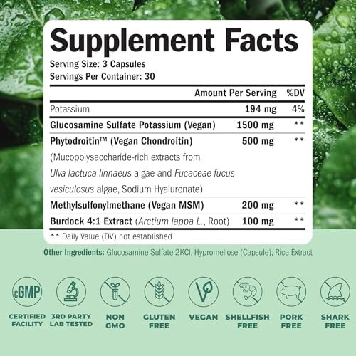 Vimerson Health Vimerson Health Vegan Glucosamine Chondroitin Msm & Turmeric Quercetin With Bromelain – Joint, Mobility, And Immune Support Bundle For Clean, Plant-Based Wellness