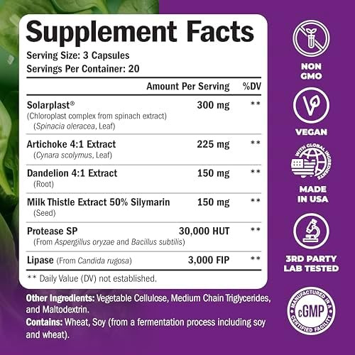 Vimerson Health Liver Cleanse Detox & Repair Milk Thistle Supplement For Adults Over 40 & Multivitamin For Women