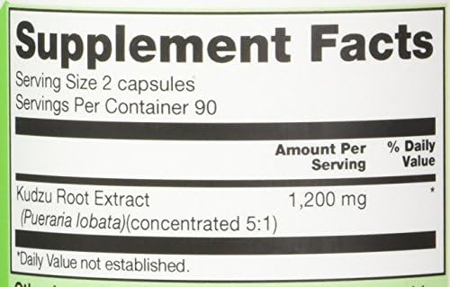 Vitacost Kudzu Root Extract -- 1200 Mg Per Serving - 180 Capsules