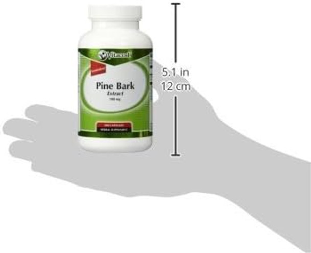 Vitacost Pine Bark Extract - Standardized To 95% Opc -- 100 Mg - 200 Capsules