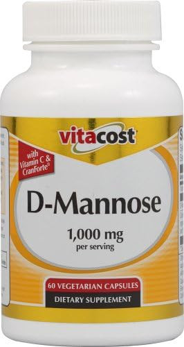 Vitacost D-Mannose With Cranforte - 60 Capsules