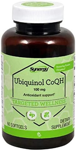 Vitacost Synergy Ubiquinol Coqh Featuring Kaneka Qh 100 Miligram- 60 Softgels