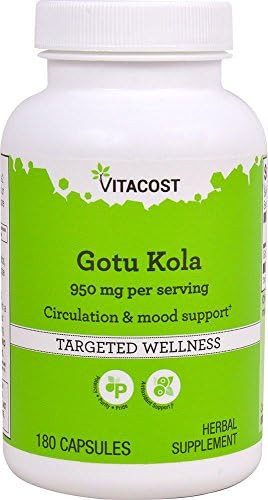 Vitacost Gotu Kola -- 950 Mg Per Serving - 180 Capsules
