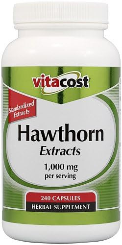 Vitacost Standardized Hawthorn Extract - 1000 Mg Per Serving- 240 Capsules