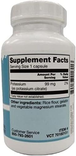 Vitacost Potassium Citrate - 99 Mg - 180 Capsules Vitacost Potassium Citrate - 99 Mg - 180 Capsules