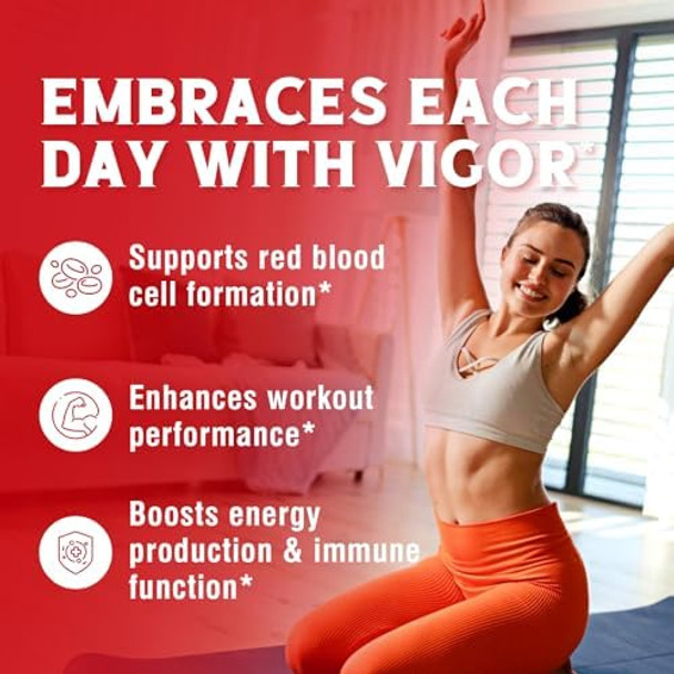 Vitalibre 5-In-1 Iron Supplement & 10-In-1 Magnesium Complex