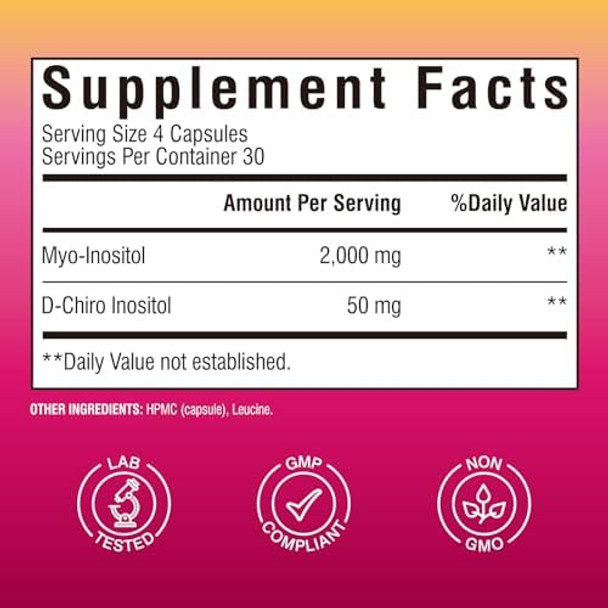 Vitalibre Inositol Supplement 120 Capsules & 10 In 1 Magnesium Complex 120 Capsules Vitalibre Inositol Supplement 120 Capsules & 10 In 1 Magnesium Complex 120 Capsules