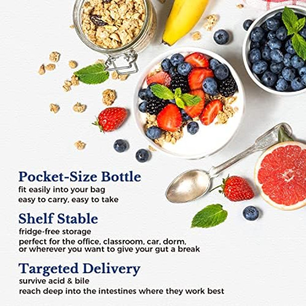 Vitalitown Probiotics 200 Billion Cfus 36 Strains  Shelf Stable, Acid & Bile Resistant  Intensive Digestive & Immune Support  Men & Women Probiotics  Vegan Non-Gmo  60 Ct